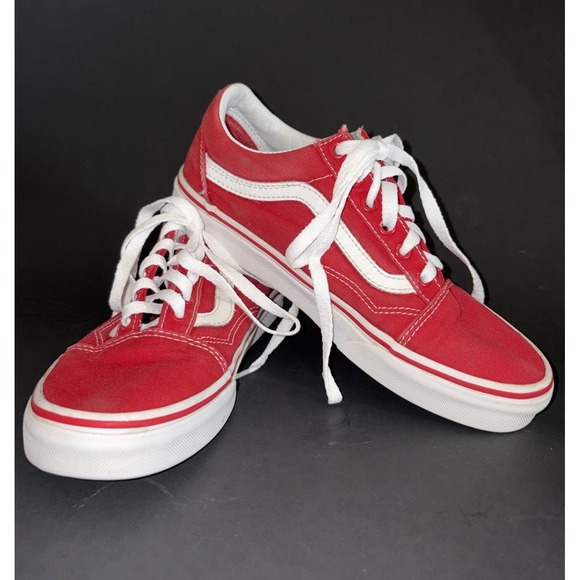 Vans Other - Size 6 Mens Size 7.5 women- VANS Old Skool Racing Red